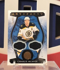 Charlie McAvoy 2023-24 - Dual Jersey /249 Artifacts Upper Deck